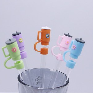 Venta al por Mayor de Tapas de Silicona para Vasos de Café Ice King, Tapas Antipolvo de 10 mm, Tapas Creativas para Vasos de Coche - Product Image 2