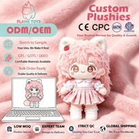 Poupée Kpop en coton personnalisée sans minimum de commande, taille collectionneur 20 cm avec vêtements amovibles pour les fans CE