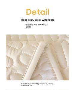 Maschinenwaschbare Kühlende Matratzenauflage & Topper mit Silikon-Memoryschaum Antibakteriell für den Hausgebrauch Ganzjahres-Matratzenschoner - Product Image 6