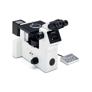 Microscope à contraste de phase à champ foncé Olympus Gx51, modèle industriel inversé, couleur blanche - Product Image 1