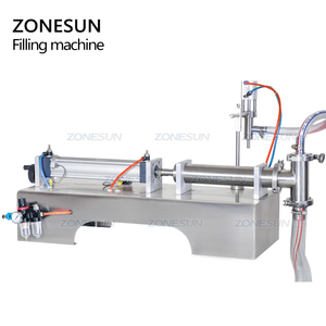 ZONESUN ZS-YT1 <span class=keywords><strong>Piston</strong></span> Pneumatique Remplisseur Liquide Shampooing Gel Eau Vin Lait Jus De Vinaigre <span class=keywords><strong>à</strong></span> L'huile De <span class=keywords><strong>Café</strong></span> <span class=keywords><strong>Machine</strong></span> de Remplissage De Boissons - Product Image 6