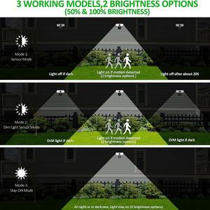NOUVEAU  Lampe solaire à capteur de mouvement très vendue pour la décoration du jardin ou de la cour, IP65, étanche - Product Image 2