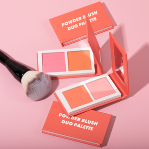 Beauté du visage Maquillaje Palette de fard à joues avec poudre pressée miroir Palette de fard à joues de marque privée Logo personnalisé - Product Image 2