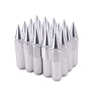 Forged Spiked Wheel <strong>Nuts</strong> M12X1.5 &amp; M12X1.25 Cap Spiked Extended Tuner 60mm Aluminum Wheels <strong>Lug</strong> Locking <strong>Nuts</strong> Accept Custom LOGO - Product Image 5
