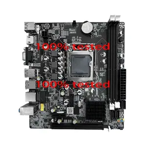 H61 pc motherboard accessories set lga 1155 ddr3 Core i3 2120 cpu H61 motherboards for pc gaming kit