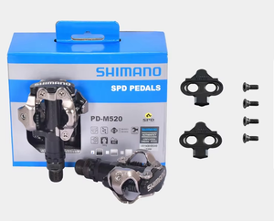 Pédale de vélo Shimano PD-M520 <span class=keywords><strong>M540</strong></span> ultralégère en alliage d'aluminium avec roulements étanches, crampons, pédale plate VTT, pédale de vélo de route BMX - Product Image 2