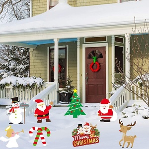 Jiupeng Eco-Friendly Outdoor Christmas Yard Signs 4mm PP Material Holiday <b>Winter</b> <b>Decorations</b> Lawn Sign Board - Product Image 6