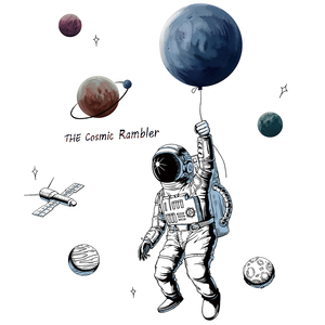 Adesivi da parete per astronauta dello <span class=keywords><strong>spazio</strong></span> della luna del pianeta camera dei bambini camera da letto decorazione per l'aula della scuola autoadesivi fai da te - Product Image 2