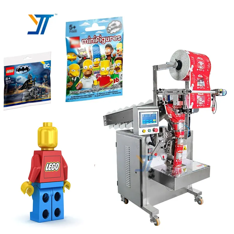 Half-Automatische Multifunctionele Kettingbak Voor Het Overbrengen Van Speelgoed Voor Kinderen Bouwstenen Lego Bakstenen Zak Verpakkingsmachine