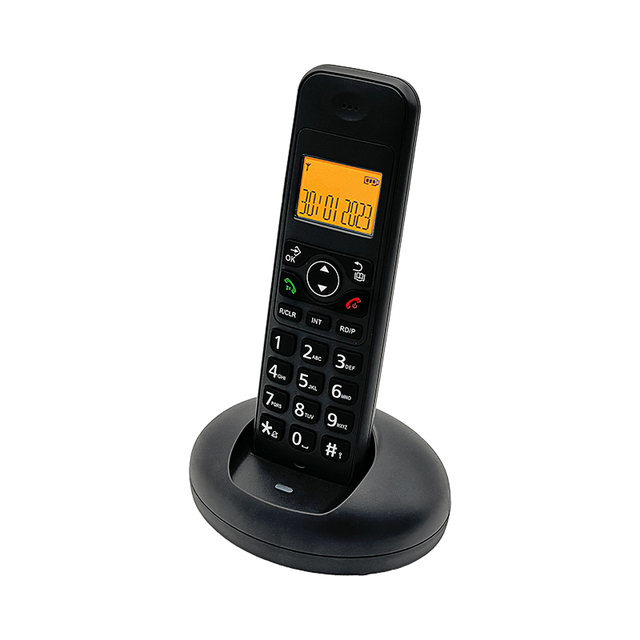 Expandable DECT 1.9G Cordless Digital Telephone Set Single Wireless Handset Telephone for Home and Office