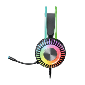 <span class=keywords><strong>Casque</strong></span> filaire RGB PJT-DEP2480 pour le jeu, réduction de bruit avec codec AAC, connecteur USB, vocalisation dynamique pour les voyages - Product Image 3