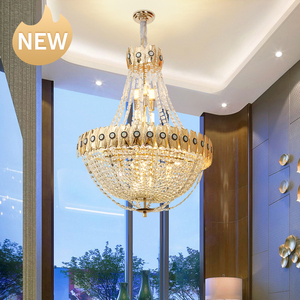 Nuevos productos gran <span class=keywords><strong>oferta</strong></span> candelabro de cristal lámpara moderna <span class=keywords><strong>Hotel</strong></span> lampara colgante Villa proyecto luz colgante - Product Image 1
