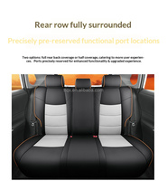 Housses de siège auto anti-taches pour café, entièrement enveloppantes, sur mesure pour Toyota RAV4 2019-2025, accessoires automobiles pour usage quotidien