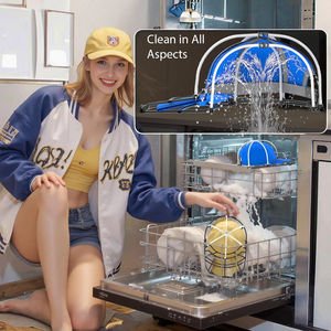 <span class=keywords><strong>Cage</strong></span> à laver les casquettes de baseball en métal robuste, compatible lave-vaisselle, durable, protectrice, protège les casquettes de baseball de manière sûre des dommages - Product Image 3