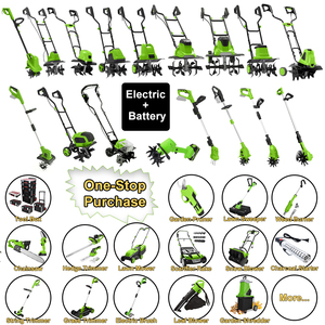 Cultivateur de jardin à batterie rechargeable VERTAK-A 12V, micro-motoculteur, charrue rotative, désherbeur, motoculteur sans fil - Product Image 3