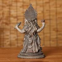 Statuette de Bouddha en résine Feng Shui faite à la main, sculpture d'éléphant, modèle de statue, dieu hindou Ganesh, dieu éléphant du bouddhisme