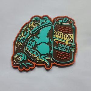 Custom Logo 3d Heat Press Transfer <b>Transparent</b> Silicone Pvc velcro Soft Rubber Patches <b>Label</b> Heat Transfer for t Shirts - Product Image 2