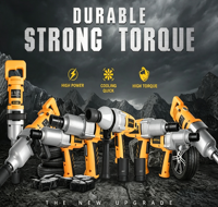 GSFIXTOP 21V Brushless Cordless Lithium-ion 1/2 Drive 750 Nm Torsi Tinggi Alat Industri & DIY Kunci Impack Listrik