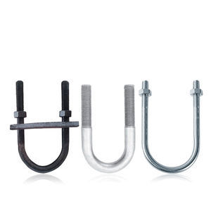 DIN3570 Personalizado varios tamaños Conector de tubería compatible Cruz Doble abrazadera de tubería en forma de <span class=keywords><strong>U</strong></span> Pernos en <span class=keywords><strong>U</strong></span> - Product Image 3