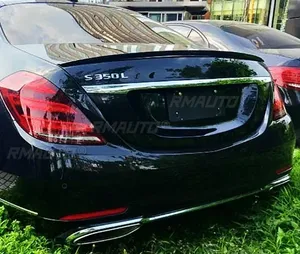 สปอยเลอร์หลังสำหรับรถยนต์เมอร์เซเดสเบนซ์ เอส-คลาส W222 S300 S350 S400 S500 S550 S63 4 ประตู ปี 2014-2020 ชุดแต่งสปอยเลอร์ฝากระโปรงท้าย - Product Image 4
