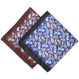 Ventas directas de fábrica Pañuelo personalizado rentable Multicolor Opcional 100% Seda Impresión digital Pañuelo de bolsillo - Product Image 4