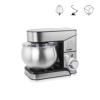 Mélangeur Sonifer SF-8083 Électrique à Pâtisserie et à Pâte, Mélangeur à Farine, Batteur Sur Socle Numérique de Cuisine, Plusieurs Capacités (3L, 3.5L, 4L, 5L, 6L, 6.5L, 7L, 8.5L, 10L, 12L)