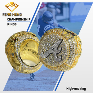 Anillo de Campeonato Deportivo Personalizado MLB2021 de los Atlanta Braves, Fabricado por FH OEM ODM en una Fábrica Reconocida, Latón de Alta Calidad - Product Image 1