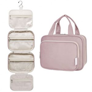 BSCI Factory Manufacturers Custom New Large Waterproof Beauty <b>Wash</b> Cosmetics Pouch Travel <b>Hanging</b> Toiletry <b>Bag</b> for <b>Women</b> - Product Image 1