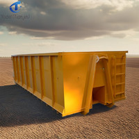 Gestion des déchets à usage intensif Roll Off Container Dumpster Construction Industrial Hook Lift Bin