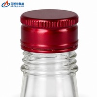 Bouchons et fermetures de bouteilles de 22 mm, couvercles en aluminium en gros pour bouteilles en verre, prix d'usine