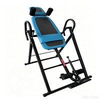 Equipo Deportivo de Tamaño Pequeño, Mesa de Inversión Plegable, Silla de Gravedad, Máquina para Estirar la Espalda, Banco de Extensión para Posición de Manos