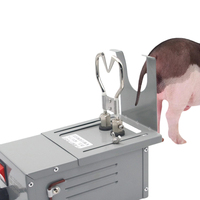 Machine de coupe de queue automatique en acier inoxydable, cautérisateur électrique de queue de porcelet, coupe-queue de porc, équipement d'élevage
