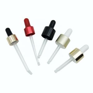 Haodexin 1oz 0.33oz 0.5oz 30ml plastik eloksallı alüminyum yağ serum cam damlalıklı şişeler pipet ile silecekleri ölçümleri ile - Product Image 1