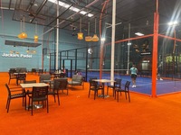 Fournisseur JSMC - Meilleure Qualité - Terrain de Padel 20m*10m - Toit de Tente Panoramique - Lumières LED Personnalisables 200W - Garantie 3 Ans - En Promotion