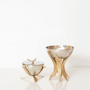 กระถางธูปทองเหลืองและเหล็กคุณภาพสูงพร้อมดีไซน์กิ่งก้านสำหรับการเผาธูปอาหรับ - Product Image 1