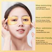 Groothandel Goud Roze Zwart Wit Private Label Eye Patch Verwijderen Oogzakken Goud Collageen Kristal Anti Rimpel Oogmasker