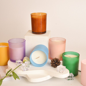 Scented Candles Glass Cylinder <b>Soy</b> <b>Wax</b> Home Decoration Valentine'S Day Gift Custom Made Color - Product Image 1