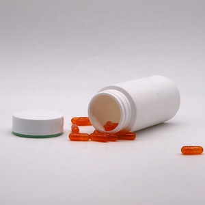 200ml de plástico de HDPE forma cilindro botella de medicina botella mate cuerpo dos capa de Color personalizado logotipo en relieve botellas de plástico - Product Image 4