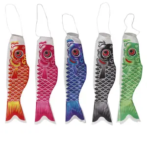 일본 잉어 물고기 플래그 잉어 잉어 범선 바람 깃발 애니메이션 물고기 플래그 집 야외 교수형