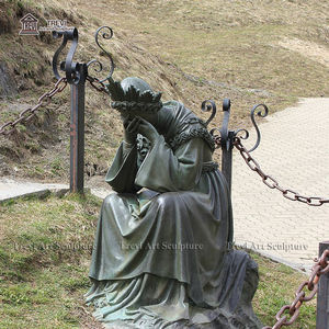 Sculpture en bronze de la Vierge Marie Statue La Virgen De La <span class=keywords><strong>Salette</strong></span> Sculpture - Product Image 4