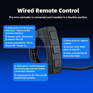 Pantalla Inalámbrica Portátil para Motocicleta de 6.25 Pulgadas con CarPlay y Android Auto, Extraíble, Impermeable, con BT, TPM, DVR y Navegación - Product Image 4