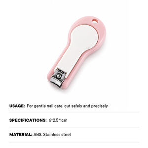 Cortauñas de seguridad para bebés al por mayor, productos duraderos para el cuidado suave de las uñas, corte seguro y preciso - Product Image 6