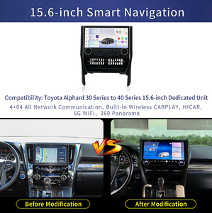 วิทยุติดรถยนต์ระบบแอนดรอยด์ หน้าจอสัมผัส ระบบนำทาง GPS บลูทูธ หน้าจอแบบ Capacitive ความละเอียด 1920x1080 HD - Product Image 3