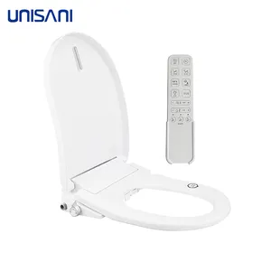 Kursi Toilet kamar mandi pintar komersial dengan pengendali jarak jauh Sensor gerak lampu malam kursi panas tahan air