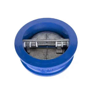 DIN 3202 PN10 PN16 Epoxy Coated Ductile Iron Dual Plate Wafer Check Valve