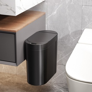 Nuevo Bote de Basura Eléctrico Inteligente para el Hogar, de Alta Gama, para Sala de Estar y Baño, con Sensor Automático para Espacios Reducidos - Product Image 1