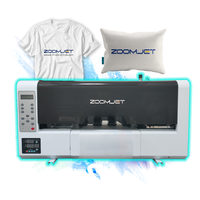 Imprimante DTF Zoomjet à prix d'usine, transfert thermique, 30 cm A3 avec machine à secouer la poudre