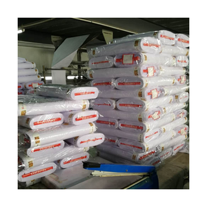 35/36" White <strong>Tetron</strong> <strong>Fabric</strong> Roll - Product Image 1