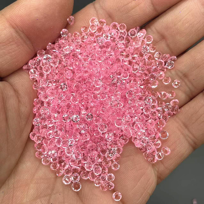 diamante rosa de 3 mm