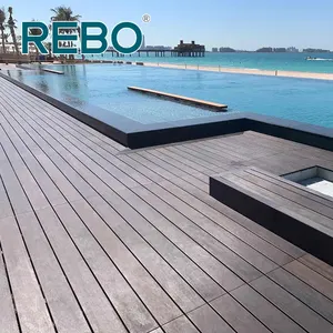 Swimming Pool Decking Bamboo Wood Marine Flooring Outdoor